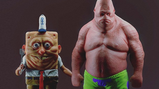 Estas versiones hiperrealistas de tus personajes animados favoritos son tan terroríficas que arruinarán tu infancia<em></em>